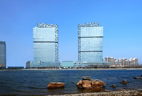 喜来登酒店外景图