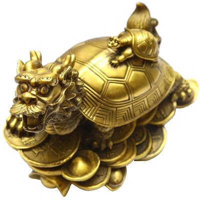 家居风水旺财龙龟摆件