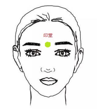 印堂发青