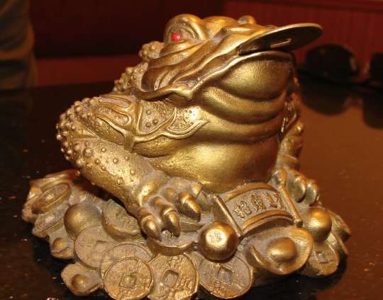 金蟾摆放招财
