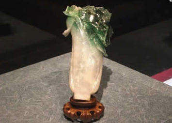 风水物品玉白菜的摆放方法