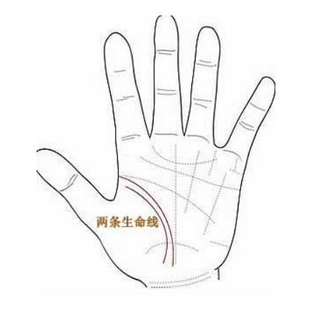 两条生命线逢凶化吉的手相